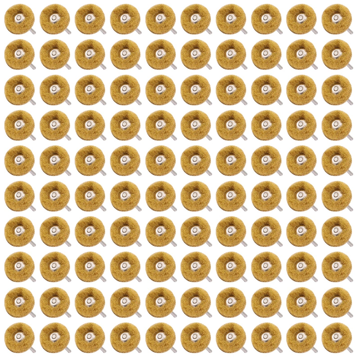Shineboc 100 Pieces 25mm Sanding Discs Polishing Grinding Wheels, Sanding Abrasive Wheels 80 Grit for Dremel Rotary Tools for polishing and grinding glass, metal, and wood.