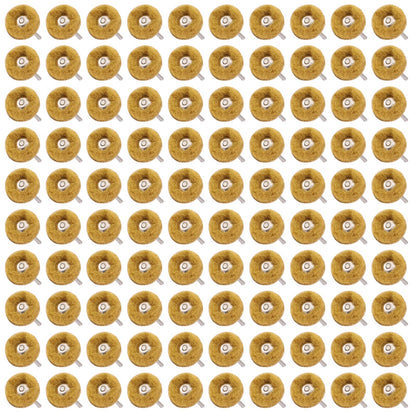 Shineboc 100 Pieces 25mm Sanding Discs Polishing Grinding Wheels, Sanding Abrasive Wheels 80 Grit for Dremel Rotary Tools for polishing and grinding glass, metal, and wood.