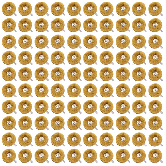 Shineboc 100 Pieces 25mm Sanding Discs Polishing Grinding Wheels, Sanding Abrasive Wheels 80 Grit for Dremel Rotary Tools for polishing and grinding glass, metal, and wood.