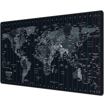 Anpollo XXL Speed Gaming Mousepad World Map 900x400x3mm XXL Mousepad Desk Mat Large Size Multifunctional Anti-slip desk pad enhances accuracy and speed.