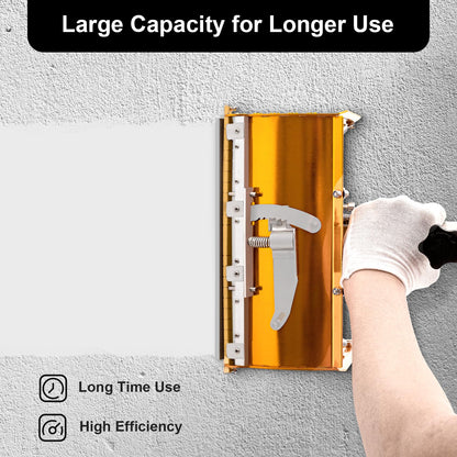Drywall trowel, drywall flat box, and drywall flat finishing tools with 90-150 cm adjustable handle. Rotates 30° left/right, 90° up/down for wall and ceiling finishing.