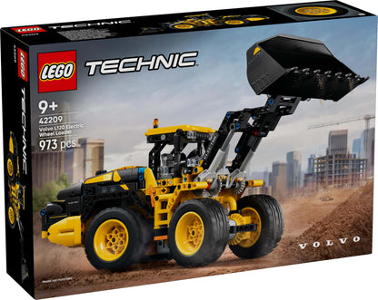 LEGO Technic Volvo L120 Electric Wheel Loader - Construction toy with articulated steering and movable bucket - Birthday gift for boys aged 9 and up - 42209