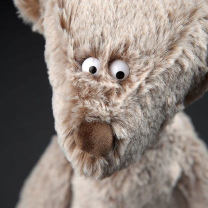 SIGIKID 39679 Ah Good Edition BeastsTown Bear for girls, boys, and adults. Recommended plush toy for ages 2 and up. Beige-Grey/Bear.