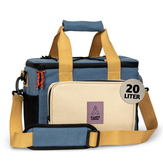 Campo Libre. Hulk I Premium Camping Cooler 30l (28+2) I Small cooler with waterproof zippers I Our coolers are foldable I High-quality thermal bag in popular size.