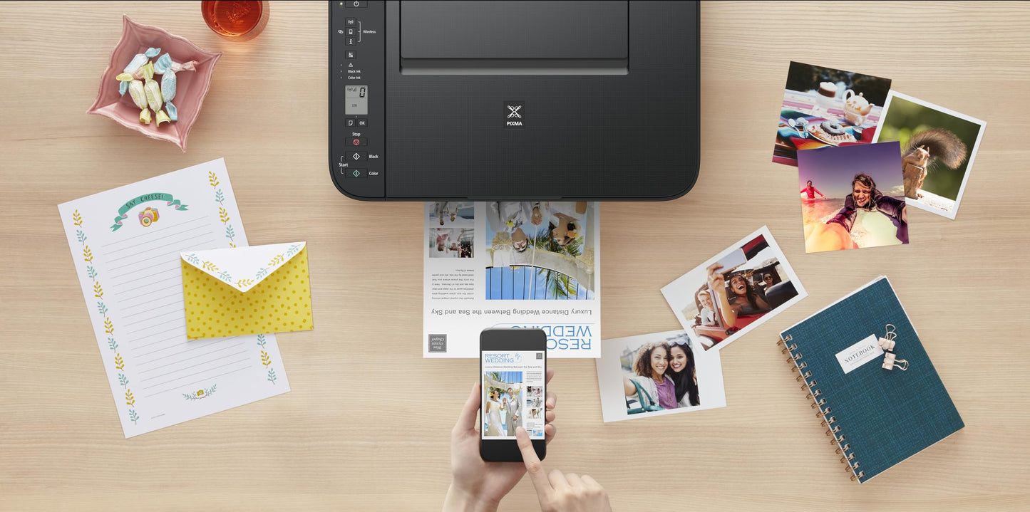 Canon PIXMA TS3350 series - All-in-One printer for home use with LCD display | Wireless for easy printing from your smartphone | Canon printer for home.