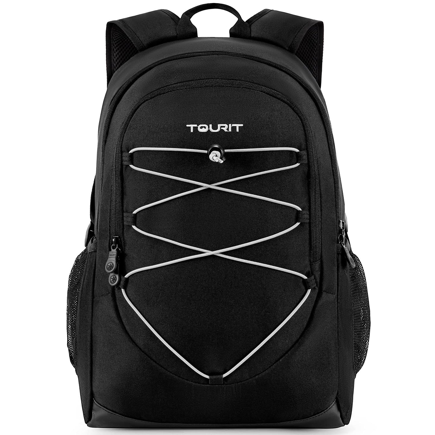 TOURIT Cooler Backpack 25L Waterproof cooler backpack Lightweight backpack for picnic, camping, hiking, BBQ Black