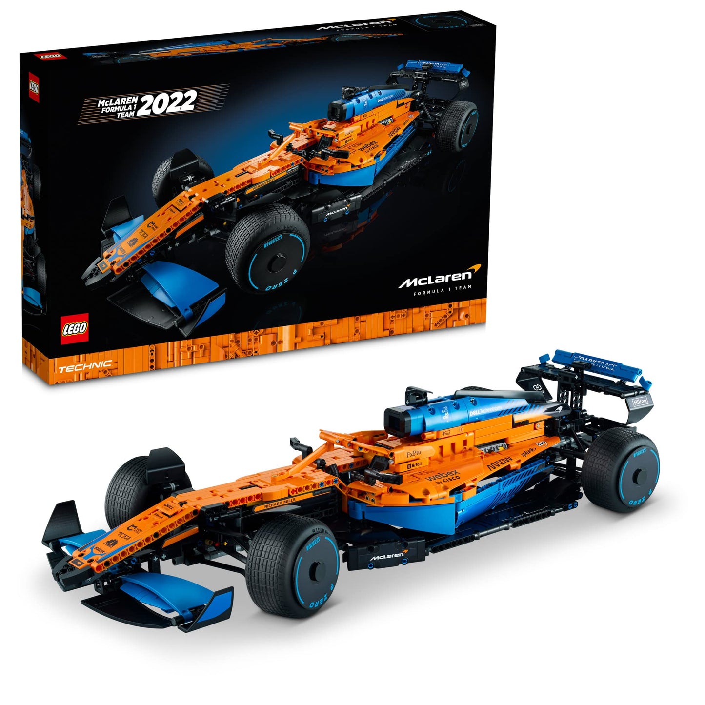 LEGO Technic 42141 McLaren Formula 1 Racing Car Building Kit for Adults (1,434 pieces)
