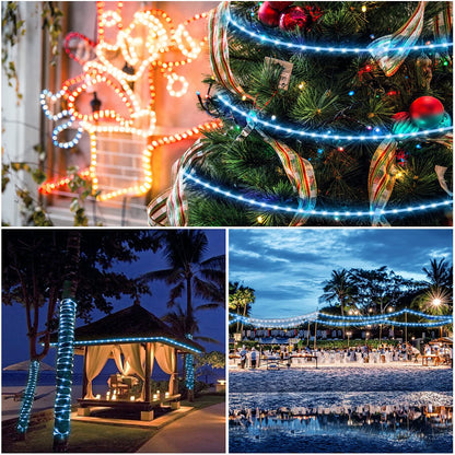 Forever Speed 20M outdoor LED light tube, 720 LEDs waterproof LED light tube for Christmas, wedding, roof, fence decoration lighting Cold white IP65