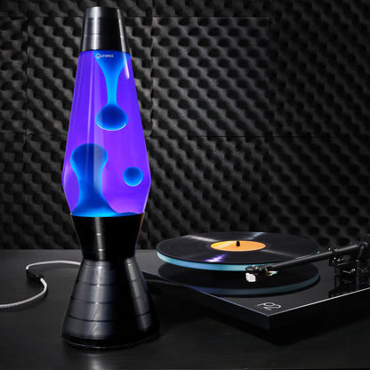 Mathmos Astro Vinyl Lava Lamp The Original - Purple/Turquoise.