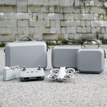 Uvafly Neo carrying case, portable storage bag, portable PU travel bag for DJI Neo Fly More Combo drone and RC-N3 remote control accessories.