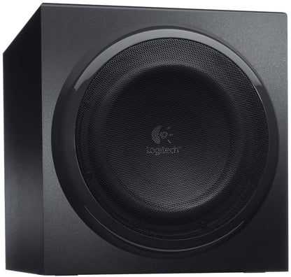 Logitech Z906 5.1 Sound System, speakers with 1000 watts surround sound, THX, multiple audio inputs, remote control, EU plug, compatible with PC/PS4/Xbox/stereo system/TV/smartphone/tablet - Black