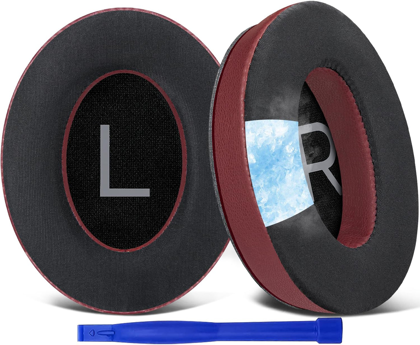 SOULWIT Cooling Gel Replacement Pads for Bose QuietComfort 45 (QC45)/QuietComfort SE (QC SE)/New Quiet Comfort Wireless Over-Ear Headphones, earphones with high-density noise isolation foam.