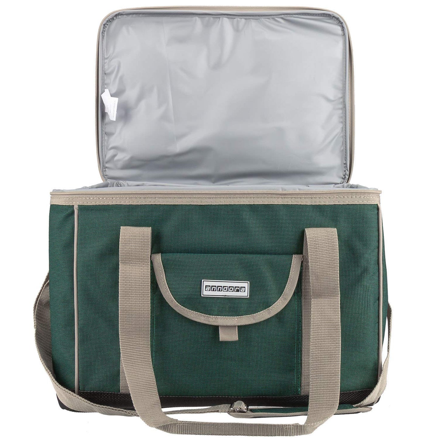anndora Cooler XL green 40 liters - cooler bag insulated picnic bag