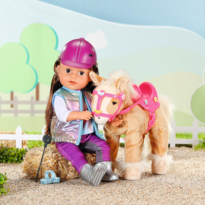 BABY born Deluxe Rider Outfit with pants, boots and helmet for 43 cm dolls, 836194 Zapf Creation.