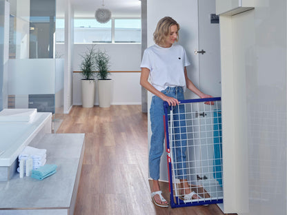 Leifheit Stand Dryer Pegasus 180 Solid Plus with stable base, clothes rack for long laundry, wing dryer for space-saving storage.