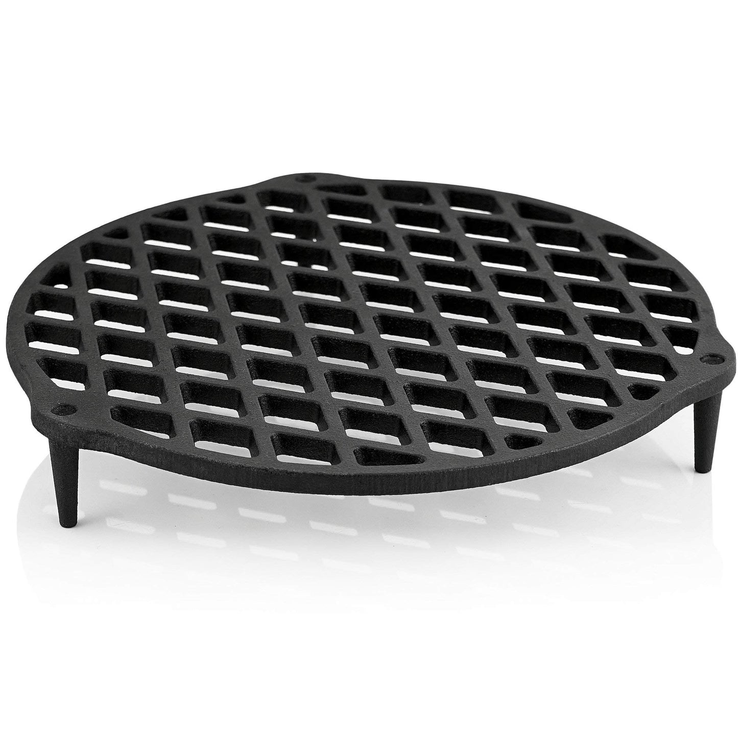 BBQ-Toro cast iron stacking grate | Insert for Dutch Oven, Ø 30 cm, round | for 12 QT Dutch Oven | Cast iron pot elevation, pot stacking grate | Cast iron grate, grill grate, oven grate, cast grate