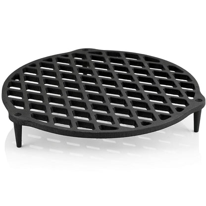 BBQ-Toro cast iron stacking grate | Insert for Dutch Oven, Ø 30 cm, round | for 12 QT Dutch Oven | Cast iron pot elevation, pot stacking grate | Cast iron grate, grill grate, oven grate, cast grate