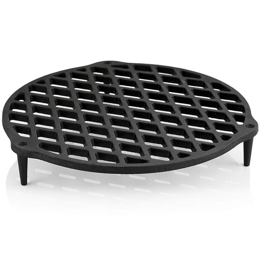 BBQ-Toro cast iron stacking grate | Insert for Dutch Oven, Ø 30 cm, round | for 12 QT Dutch Oven | Cast iron pot elevation, pot stacking grate | Cast iron grate, grill grate, oven grate, cast grate