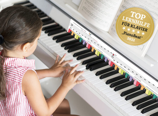 TonGenau® Rainbow Keyboard for Kids - Making piano learning easy - Recommended by piano teachers - Learn to play piano for kids, beginners, and adults.