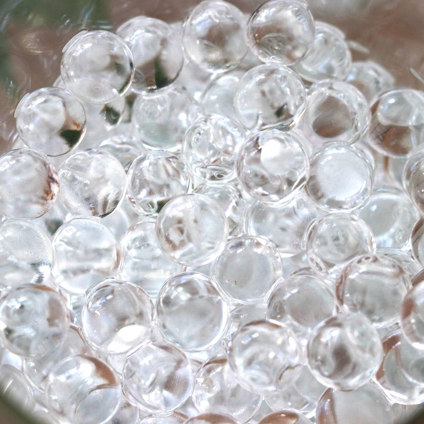 Comfoorder - Transparent water beads - Decorative water beads for plants in vase, approximately 100,000 hydro beads, clear gel balls