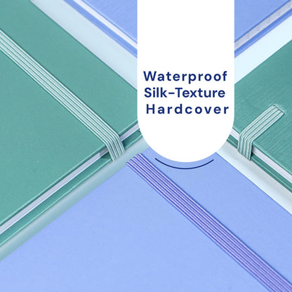 ONAVIA A4 lined notebook, hardcover, 80 sheets (160 pages) 80 gsm, 7mm line spacing for home, school, and work.