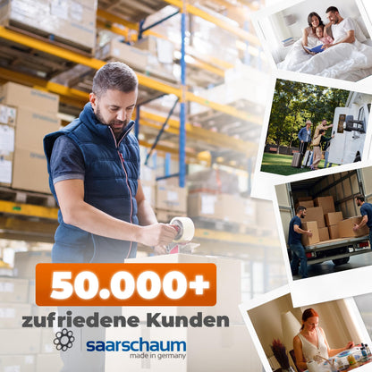 Saar foam • Foam strip mattress extension • Foam cut to size • Bed gap filler • Mattress leveling • Mattress connector • Upholstery • Density RG2440 10x15x200cm