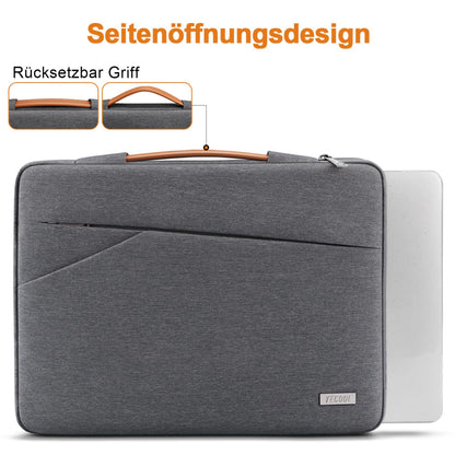 TECOOL 14 inch Laptop Sleeve Case for 14 inch Lenovo HP Dell Acer Asus Notebook Chromebook, Bag 15.3 MacBook Air M4 M3 M2 Waterproof Notebook Sleeve Shockproof Protective Cover, Dark Grey