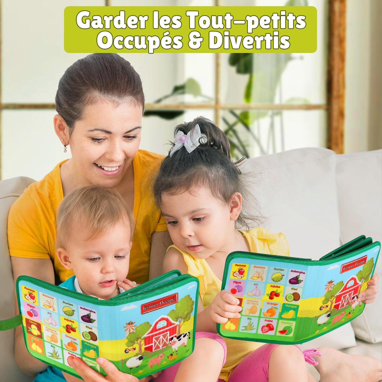 Quanquer French Busy Board for Children Birthday Gifts