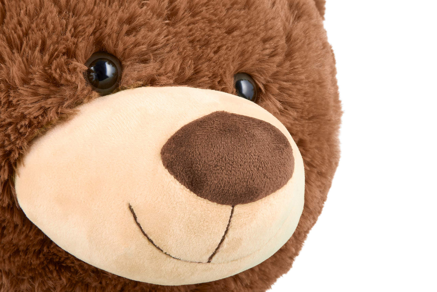 BRUBAKER XXL Teddy bear 100 cm tall - Brown - Soft toy plush toy cuddly toy