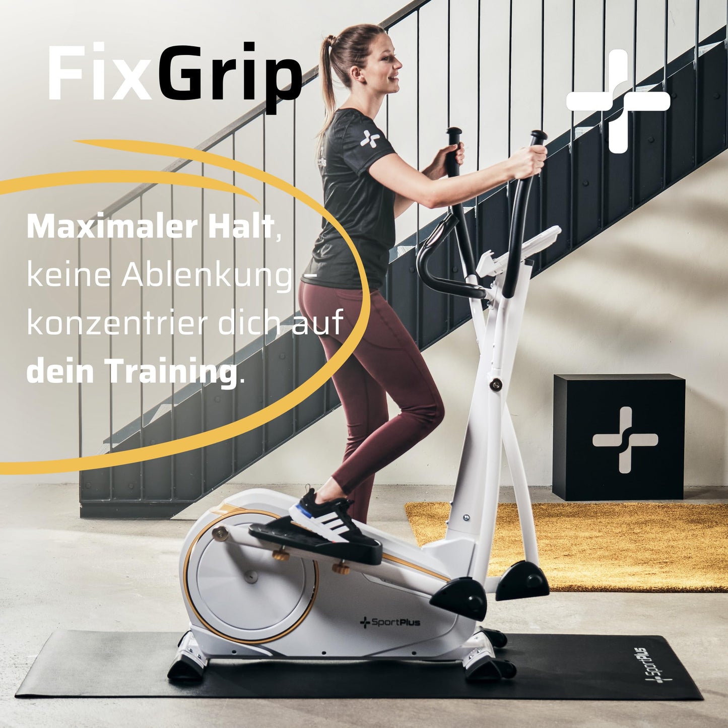 SportPlus floor protection mat for treadmills, rowing machines, exercise bikes & cross trainers, pollutant tested, durable, dimensions approx. 200x90x0.6cm (LxWxH)