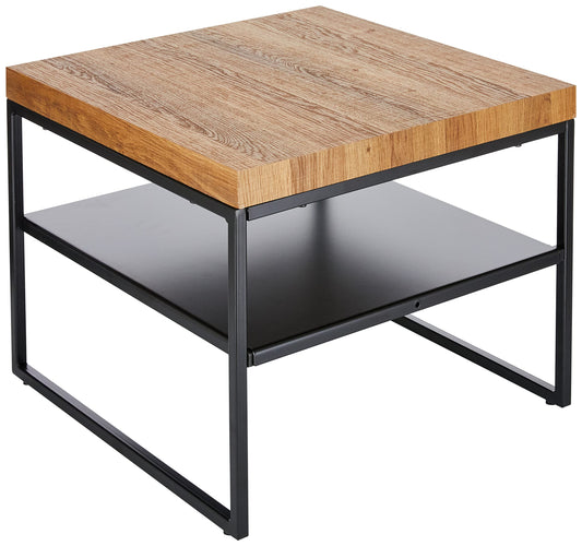 M2 Collection Vista 1 coffee table/side table MDF decor oak brown 50x50cm, height 40cm