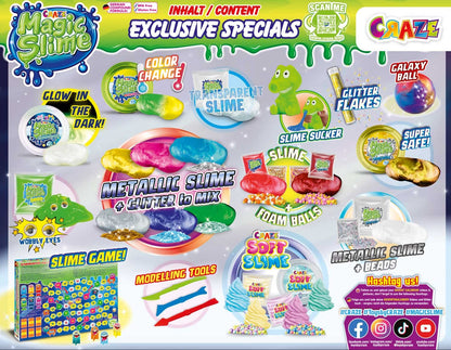 MAGIC SLIME CRAZE ADVENT CALENDAR for kids - Christmas calendar with slime for girls & boys, toy calendar children slime