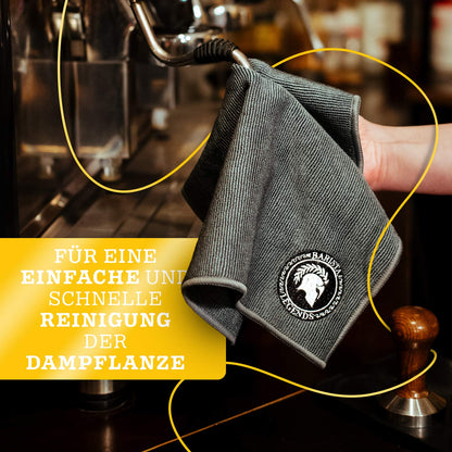 Barista Legends® Barista Cloth Set 4 Pieces - 30x30cm Barista Cloths for cleaning your coffee equipment (Barista Cloths)
