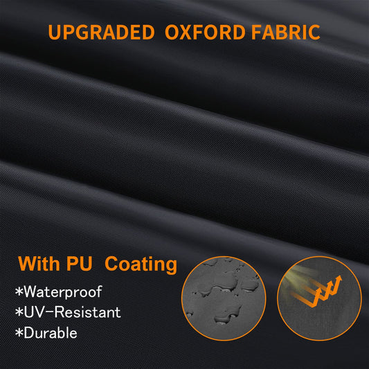 Faireach Bike Cover Waterproof, 210D Premium Fabric Bicycle Cover, Bike Garage Protection from Dust Rain Snow UV, Protective Cover with Lock Holes & Bag for all Bike Types