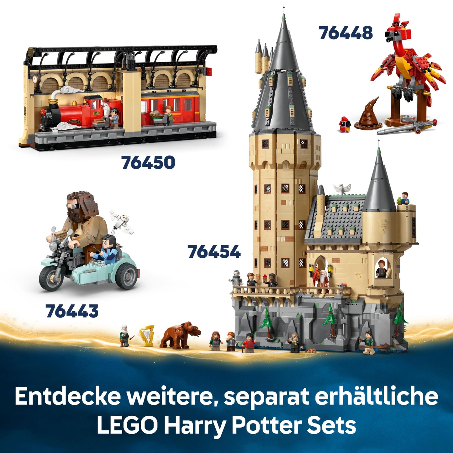 LEGO Harry Potter Monster Book of Monsters - Interactive toy with pull-back motor and biting mouth - includes Neville Longbottom mini figure - gift for kids, Harry Potter fans - 76449