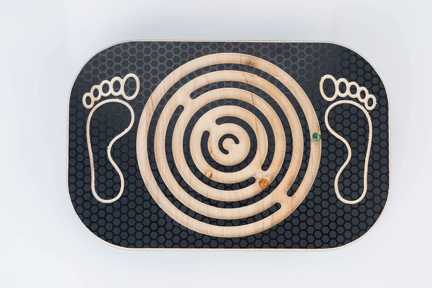 Balance board with labyrinth, wooden balance board, wobble board, board for yoga and exercise, balance, coordination, wooden toy, wobble board for kids, toddlers, teens, adults.