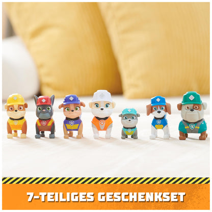 Rubble & Crew - 7 dog figures gift set for collecting, toys suitable for children aged 3 and up.
