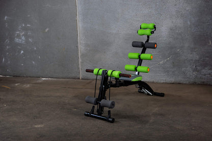 MAXOfit Multitrainer Greenline SixMax Pro MF-6.G, Full Body Home Trainer for Abdomen Legs Buttocks Back