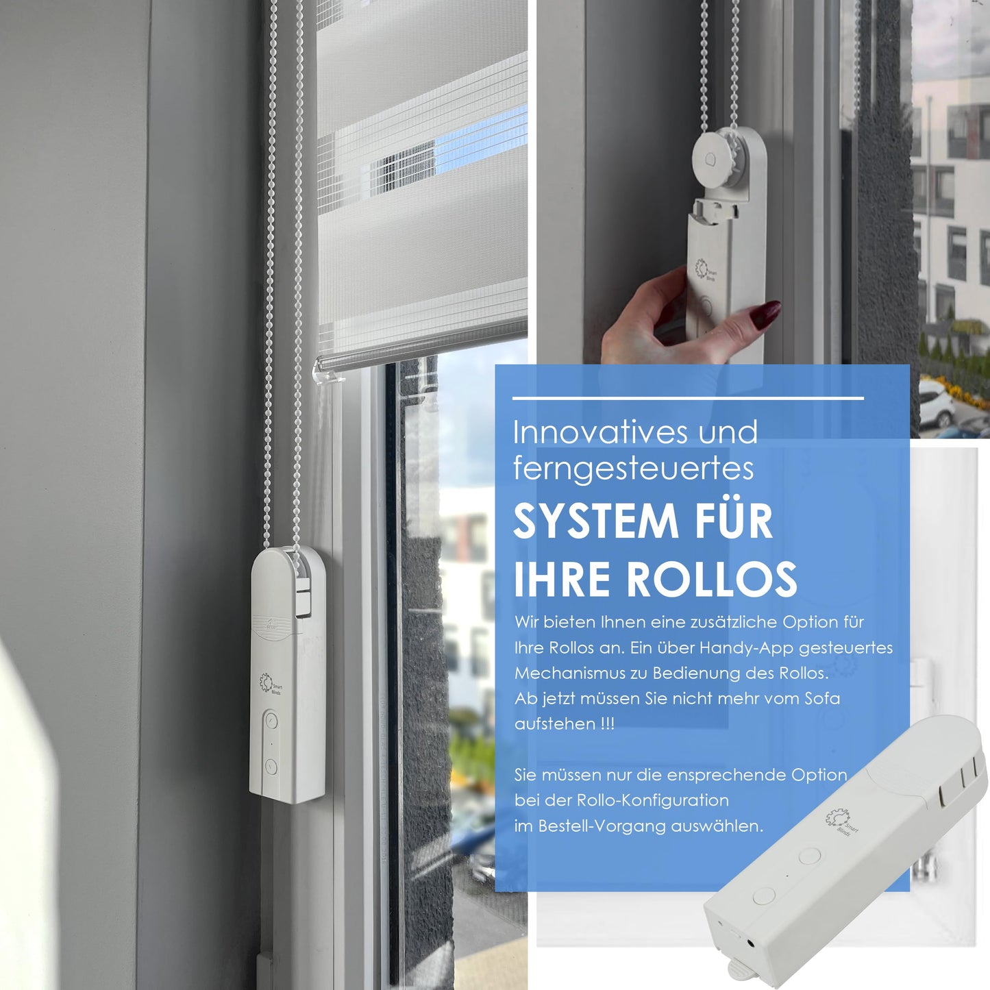 Rollmayer clamp-fix double roller blind without drilling, clamp roller window blind duo roller sun protection blind zebra blind side pull blind for window and door (White - 50 x 150 cm - WxH)