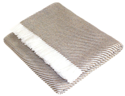 Lorenzo Cana cashmere blanket living blanket blanket 100% cashmere handwoven sofa blanket cashmere blanket wool blanket cream beige light brown 96274