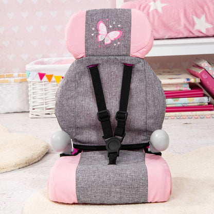 Bayer Design 67533AA Deluxe Doll Car Seat, Doll Seat, Doll Accessories, with Harness, 46cm
