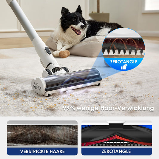 Tineco Pure ONE S15 Pet Smart Cordless Vacuum, Anti-Tangle feature, convertible Handheld Vacuum for Hard Floors and Carpets, LED lights, Wi-Fi connectivity, App Control