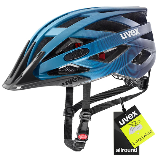 uvex i-vo cc - Lightweight all-round helmet for women and men - customizable size adjustment - can be upgraded with LED light - deep Space matte - 52-57 cm