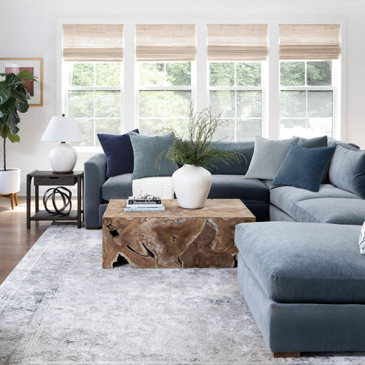 Topfinel Pillowcase 50x50 cm blue 4 pack Corduroy Pillowcases Cushion Cover Decorative Pillowcase sofa cushion decorative pillow decoration for sofa bedroom living room balcony children fluffy color gradient, striped