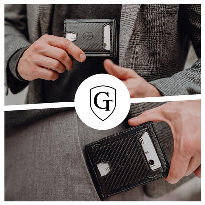 GenTo FLAPLET - Wallet with/without coin pocket - TÜV certified RFID NFC protection - Magic Wallet - Includes gift box - Smart Wallet - Purse for men/women