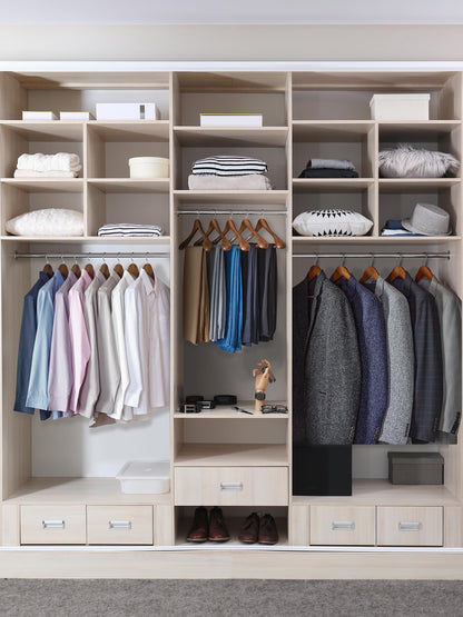 HOUSE DAY Wide Walnut Wood Hangers 6X Non-Slip Hangers Sturdy Coat Hangers Suit Hangers Wood Hangers, Wide Shoulders Non-Slip Pants Bars Rotatable Hooks