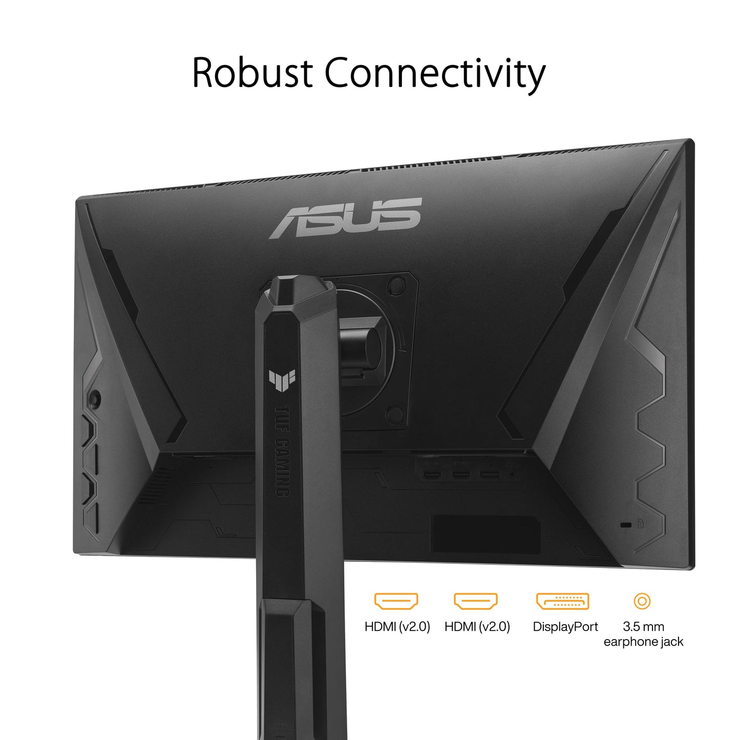 ASUS TUF Gaming VG249QL3A - 24-inch Full HD monitor - 180 Hz, 1ms GtG, G-Sync, FreeSync, AdaptiveSync, ELMB, GameFast Input - Fast-IPS panel, 16:9, 1920x1080, DP, HDMI, ergonomic, speaker