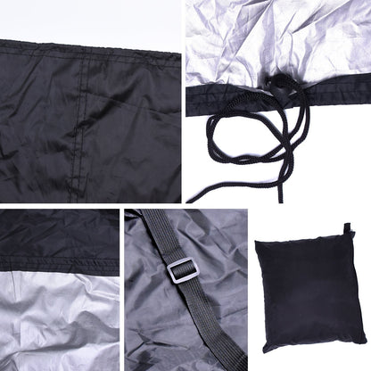 Gurkkst Premium Table Tennis Cover, full size, Ping Pong table, waterproof cover, for indoor and outdoor use, black (185 x 70 x 165 cm)