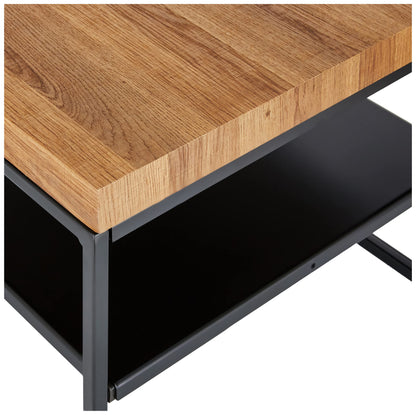 M2 Collection Vista 1 coffee table/side table MDF decor oak brown 50x50cm, height 40cm