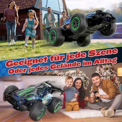 Perbabe Remote Control Car, 2.4GHz 20+KM/H Rc Car 2WD All Terrain Off-Road RC Car With Rechargeable Battery RC Truck for 3 4 5 6 7 8 9 10 Years Old Kids Terrain Play Toy Gift.